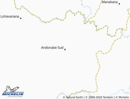 Mappa MICHELIN Andonabe Sud - ViaMichelin
