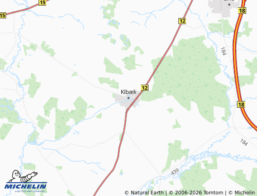 Carte MICHELIN Kibæk - ViaMichelin