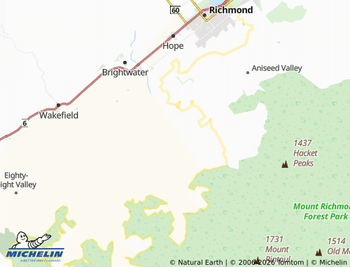 Mapa MICHELIN Lee Valley - ViaMichelin