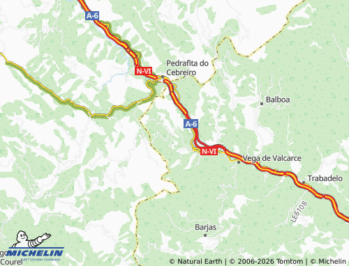 MICHELIN La Faba map - ViaMichelin
