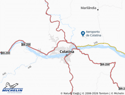 MICHELIN Francisco Simonassi map - ViaMichelin