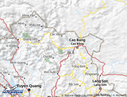 Mapa MICHELIN Nguyên Bình - ViaMichelin