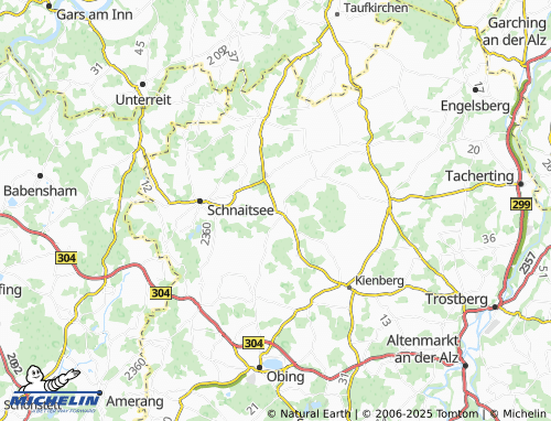 MICHELIN Harpfing map - ViaMichelin
