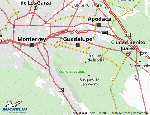 MICHELIN Luis Donaldo Colosio map - ViaMichelin