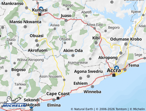 Mapa MICHELIN Birim South - ViaMichelin