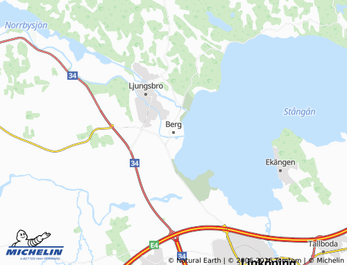 MICHELIN Berg map - ViaMichelin
