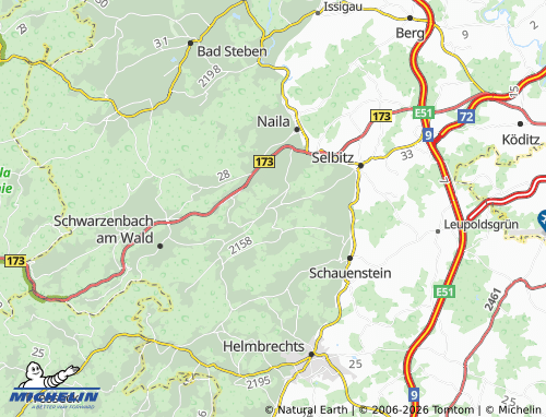 MICHELIN Marlesreuth map - ViaMichelin