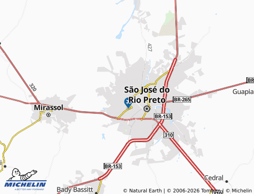 Mapa MICHELIN Santa Angela - ViaMichelin