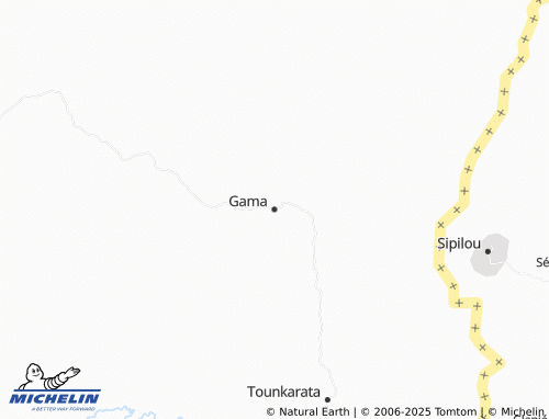 MICHELIN Gama map - ViaMichelin