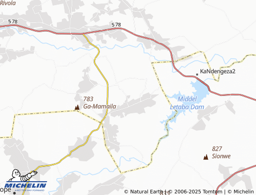 MICHELIN Tiyani map - ViaMichelin