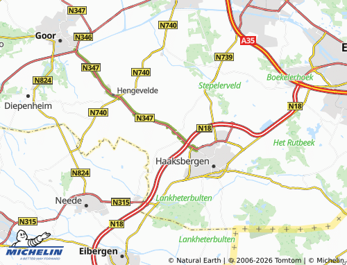 Carte MICHELIN Sint Isidorushoeve - ViaMichelin