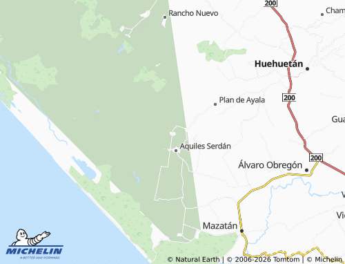 Carte MICHELIN Poblado Adolfo López Mateos - ViaMichelin
