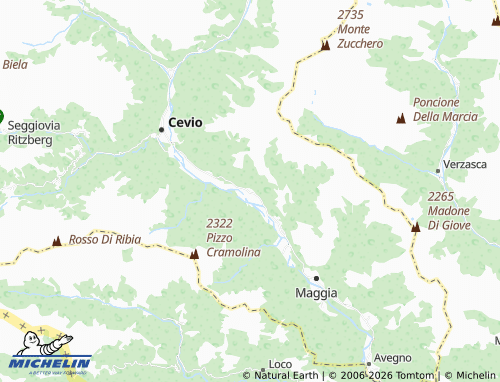 Mappa MICHELIN Someo - ViaMichelin