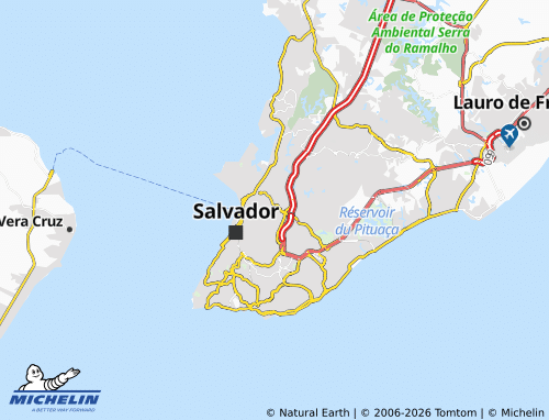 Mapa MICHELIN Santa Mônica - ViaMichelin