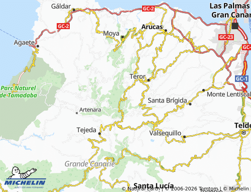 Mapa MICHELIN Lanzarote - ViaMichelin