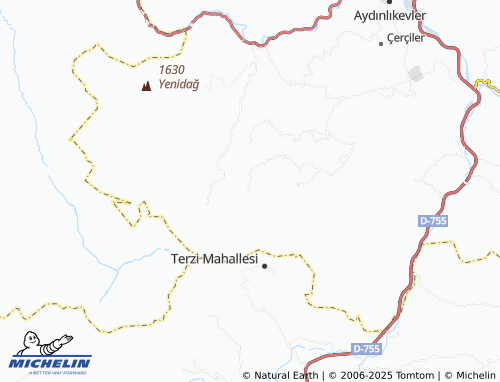 Kaart MICHELIN Yeşiltepe - ViaMichelin