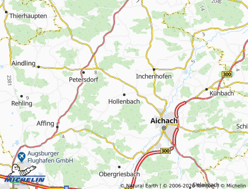 MICHELIN Hollenbach map - ViaMichelin