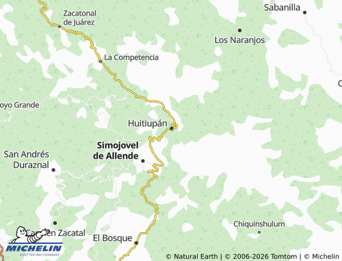 MICHELIN Las Flores map - ViaMichelin