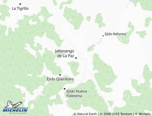 MICHELIN Jaltenango de La Paz map - ViaMichelin