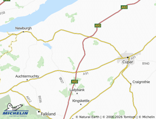 Mappa MICHELIN Letham - ViaMichelin