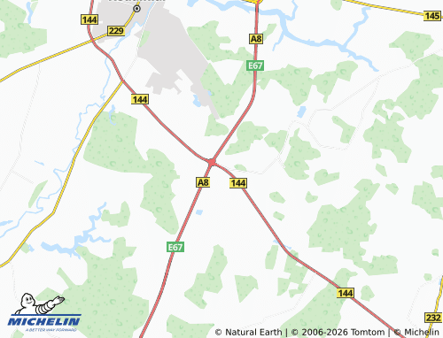 Mappa MICHELIN Nociūnai - ViaMichelin