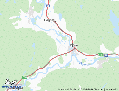 Mappa MICHELIN Västtjärna - ViaMichelin