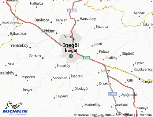 MICHELIN Mahmudiye map - ViaMichelin