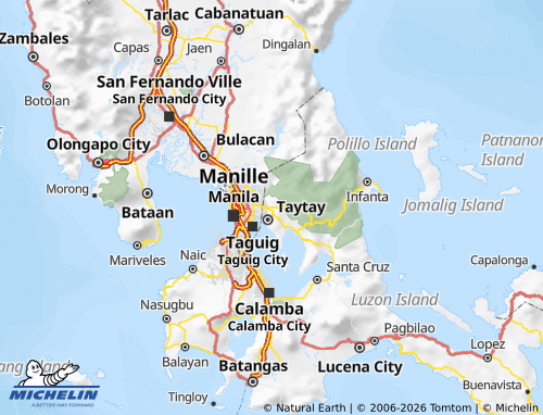 MICHELIN Rizal map - ViaMichelin