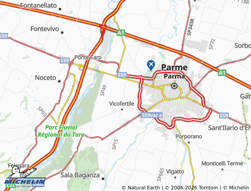 MICHELIN Vigolante map - ViaMichelin