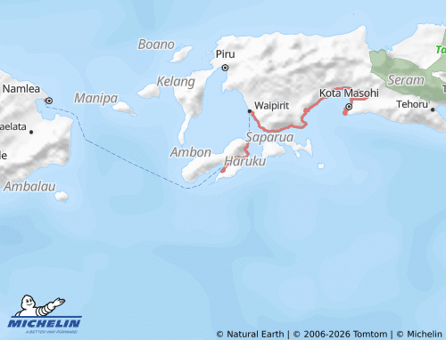 Carte MICHELIN Ambon - ViaMichelin