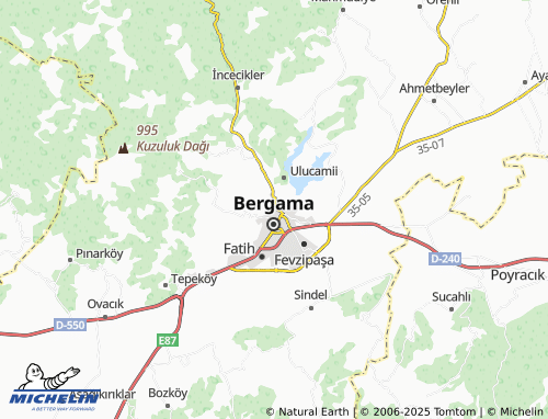 MICHELIN Selçuk map - ViaMichelin