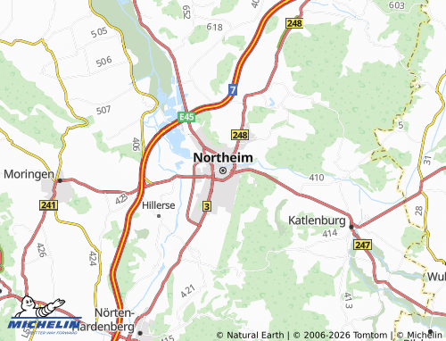 MICHELIN Northeim map - ViaMichelin