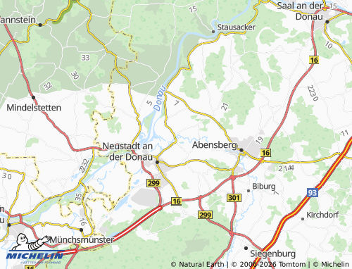 Mappa MICHELIN Bad Gögging - ViaMichelin