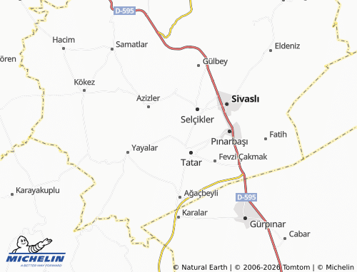 MICHELIN Dedeballar map - ViaMichelin