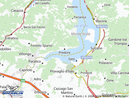 MICHELIN Predore map - ViaMichelin