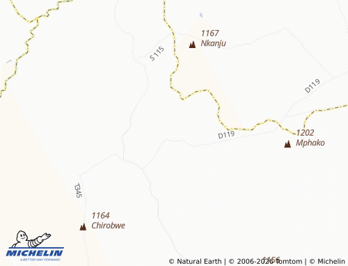 MICHELIN Chikowa map - ViaMichelin