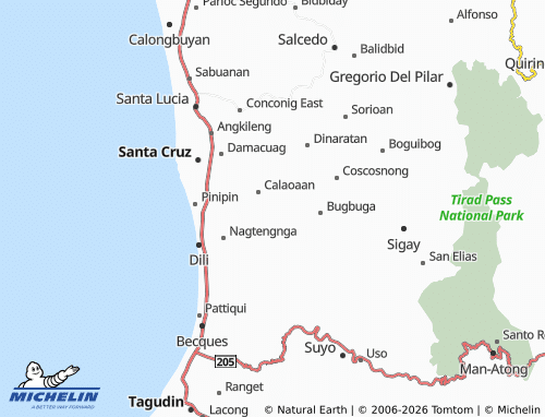 MICHELIN Amarao map - ViaMichelin