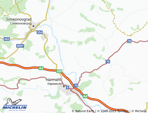 MICHELIN Shishmanovo map - ViaMichelin