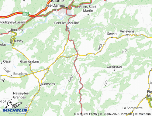 MICHELIN Passavant map - ViaMichelin