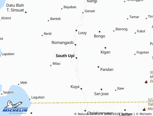 Carte MICHELIN South Upi - ViaMichelin