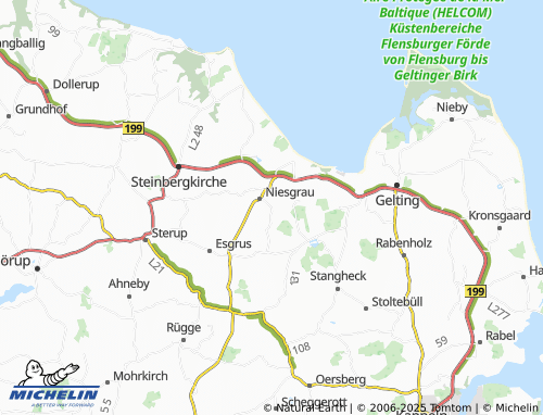 MICHELIN Stausmark map - ViaMichelin