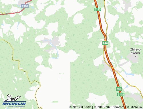 MICHELIN S'yanovo map - ViaMichelin