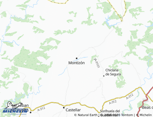 MICHELIN-Landkarte Montizón - ViaMichelin