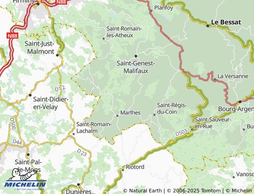 Carte MICHELIN La Faye - ViaMichelin