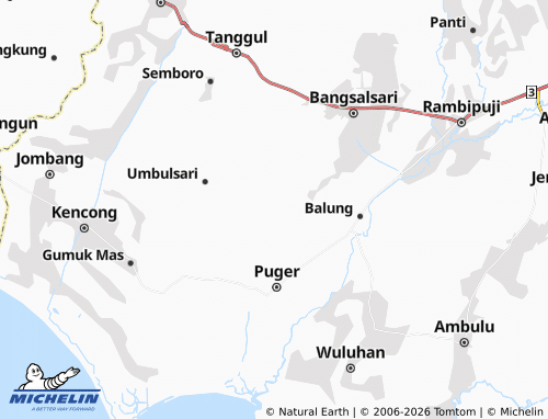 Carte MICHELIN Karang Duren - ViaMichelin