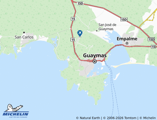 MICHELIN Álamos map - ViaMichelin
