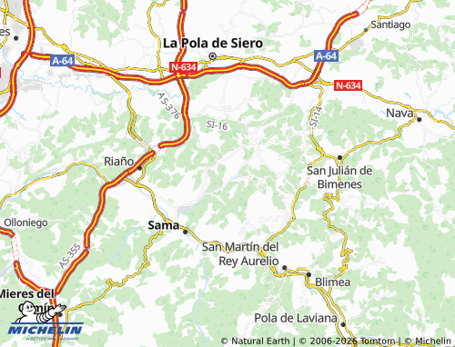 Carte MICHELIN Tuilla - ViaMichelin