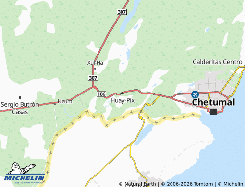 MICHELIN Huay-Pix map - ViaMichelin