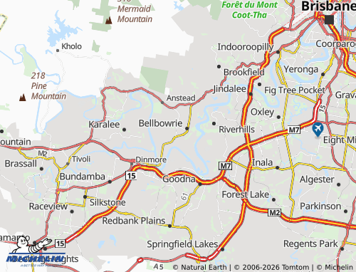 Mappa MICHELIN Moggill - ViaMichelin