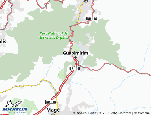 Mappa MICHELIN Guapimirim - ViaMichelin